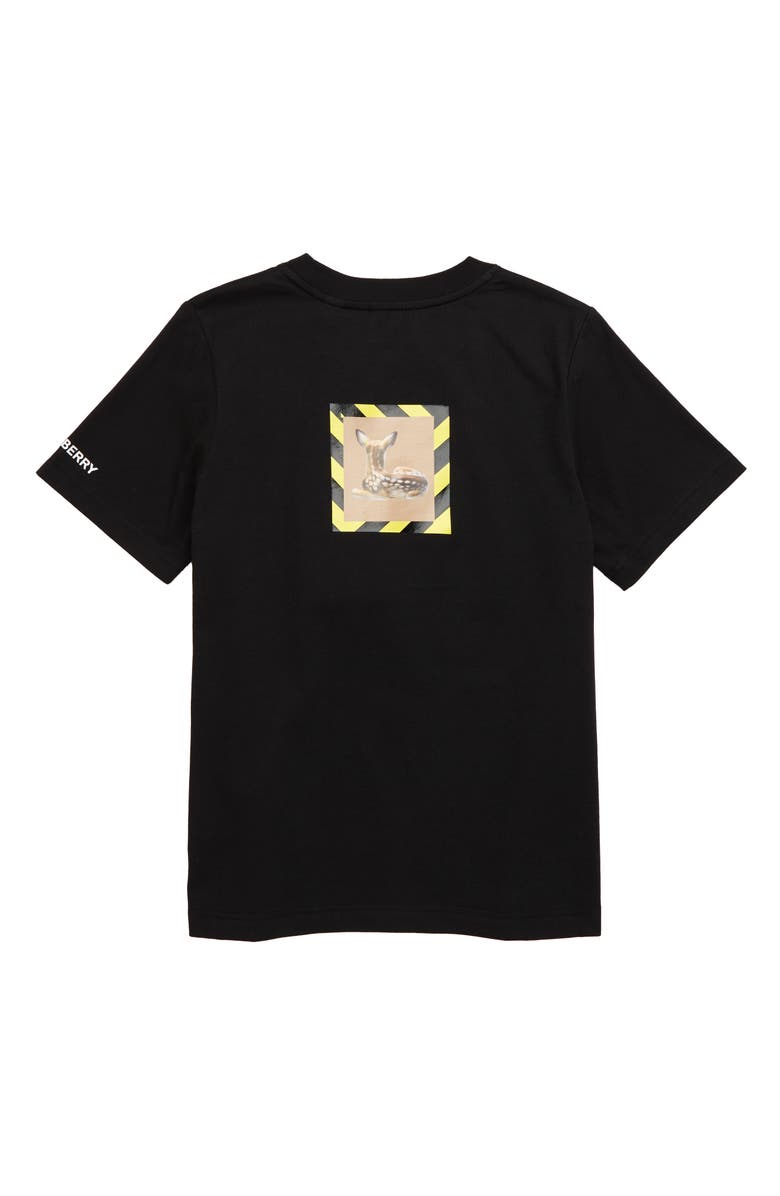 Burberry Renley Deer Graphic Tee, Alternate, color, 