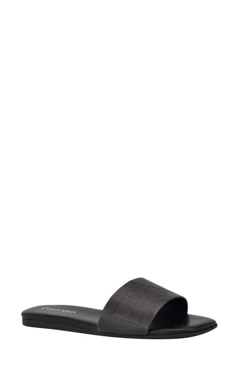 Calvin klein black mules online