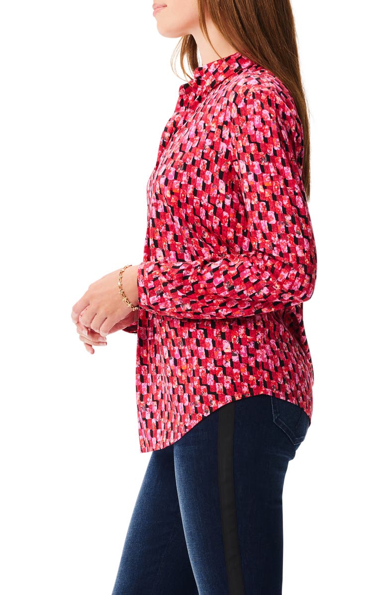 NIC+ZOE Festive Mix Top, Alternate, color, Red Multi