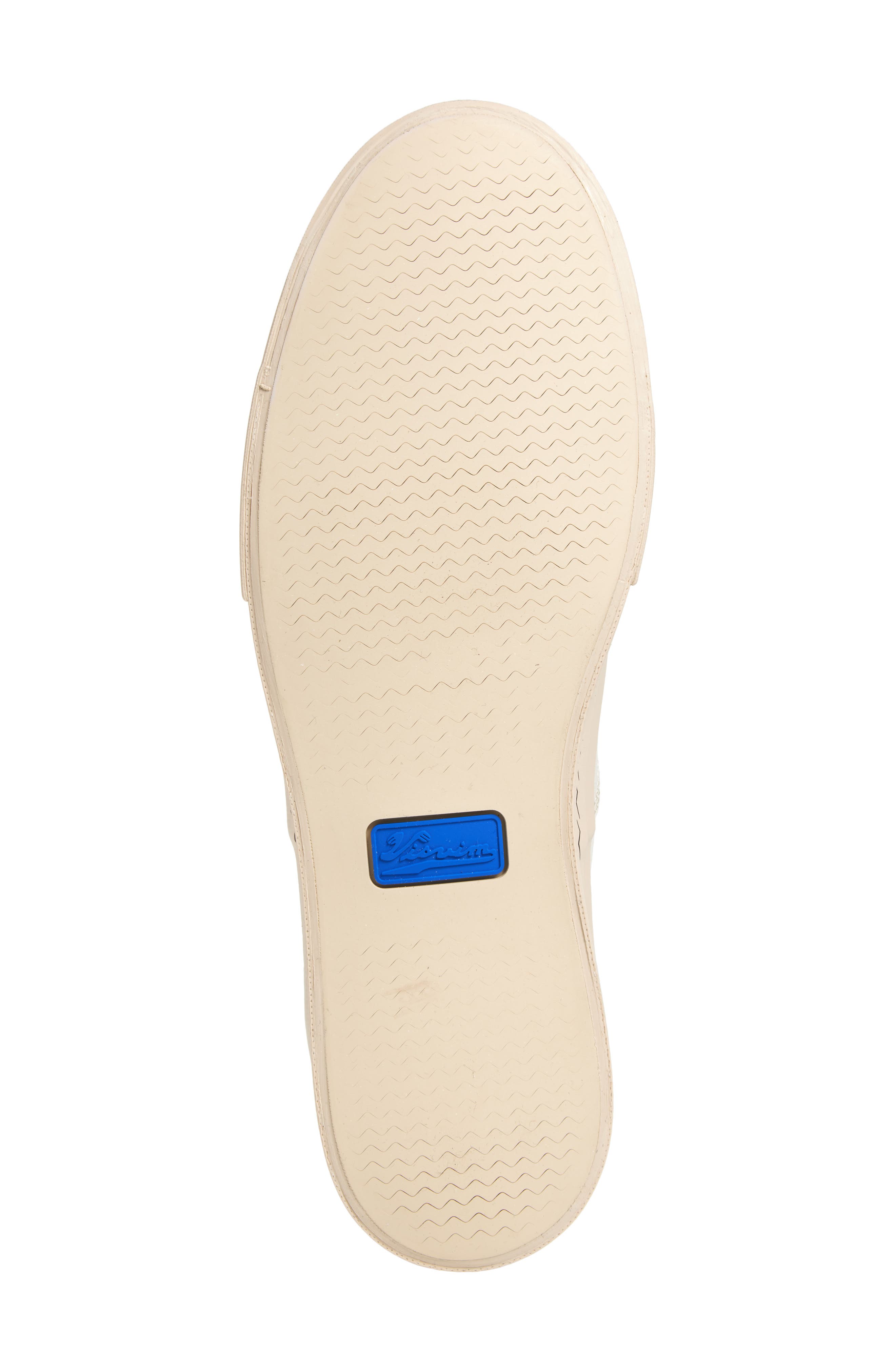 VISVIM Logan Lo Sipe Deck Shoe, Alternate, color, Ivory