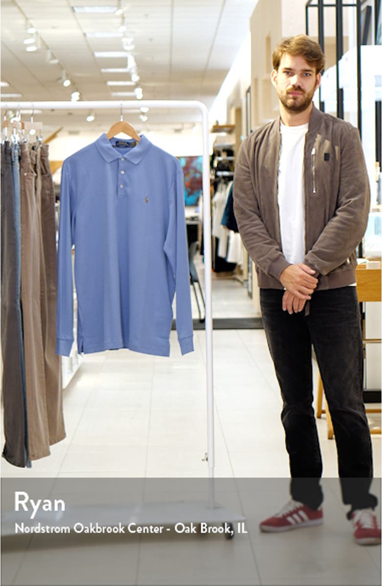 Long Sleeve Pima Cotton Polo Shirt, sales video thumbnail