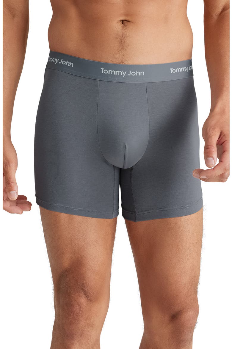 Men's 3-Pack Essential Second Skin Modal Blend Boxer Briefs, Main, color, BLCKBUTY/TURB/MNMNT
