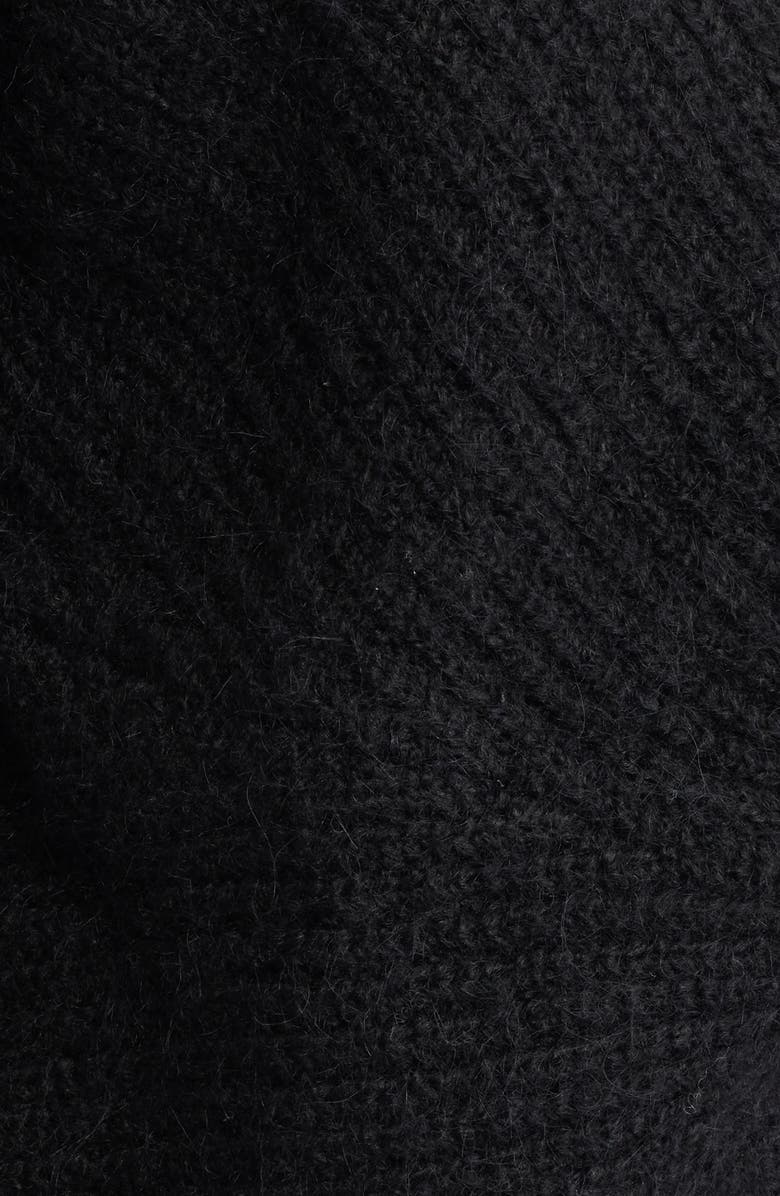 Hatley Twist Front Sweater, Alternate, color, Black