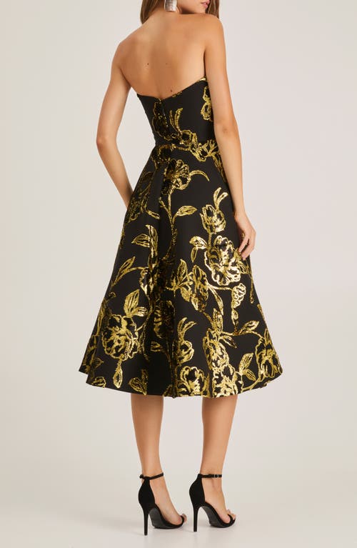 Helsi Vivi Strapless Cocktail Dress In Multi