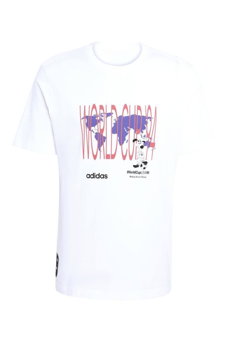 FIFA World Cup 94 Striker Cotton Graphic T-Shirt, Alternate, color, WHITE