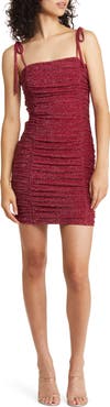 Jump Apparel Shimmer Ruched Party Dress