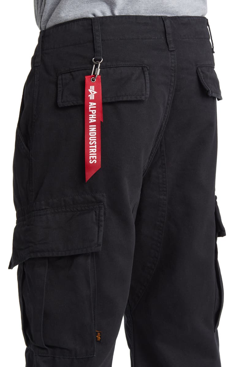 Alpha Industries ACU Straight Leg Cargo Pants, Alternate, color, Black