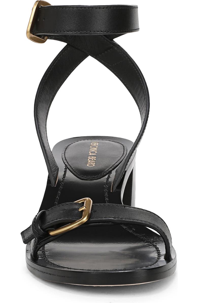 Veronica Beard Elia Ankle Strap Sandal, Alternate, color, Black
