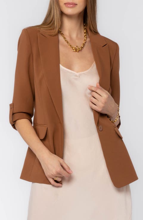 Lizzy Roll Tab Blazer