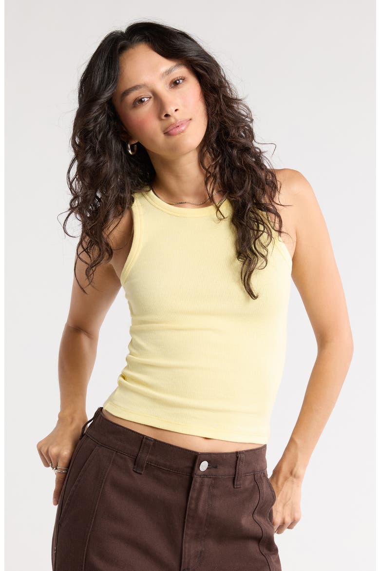 Rib Tank, Main, color, YELLOW MELLOW