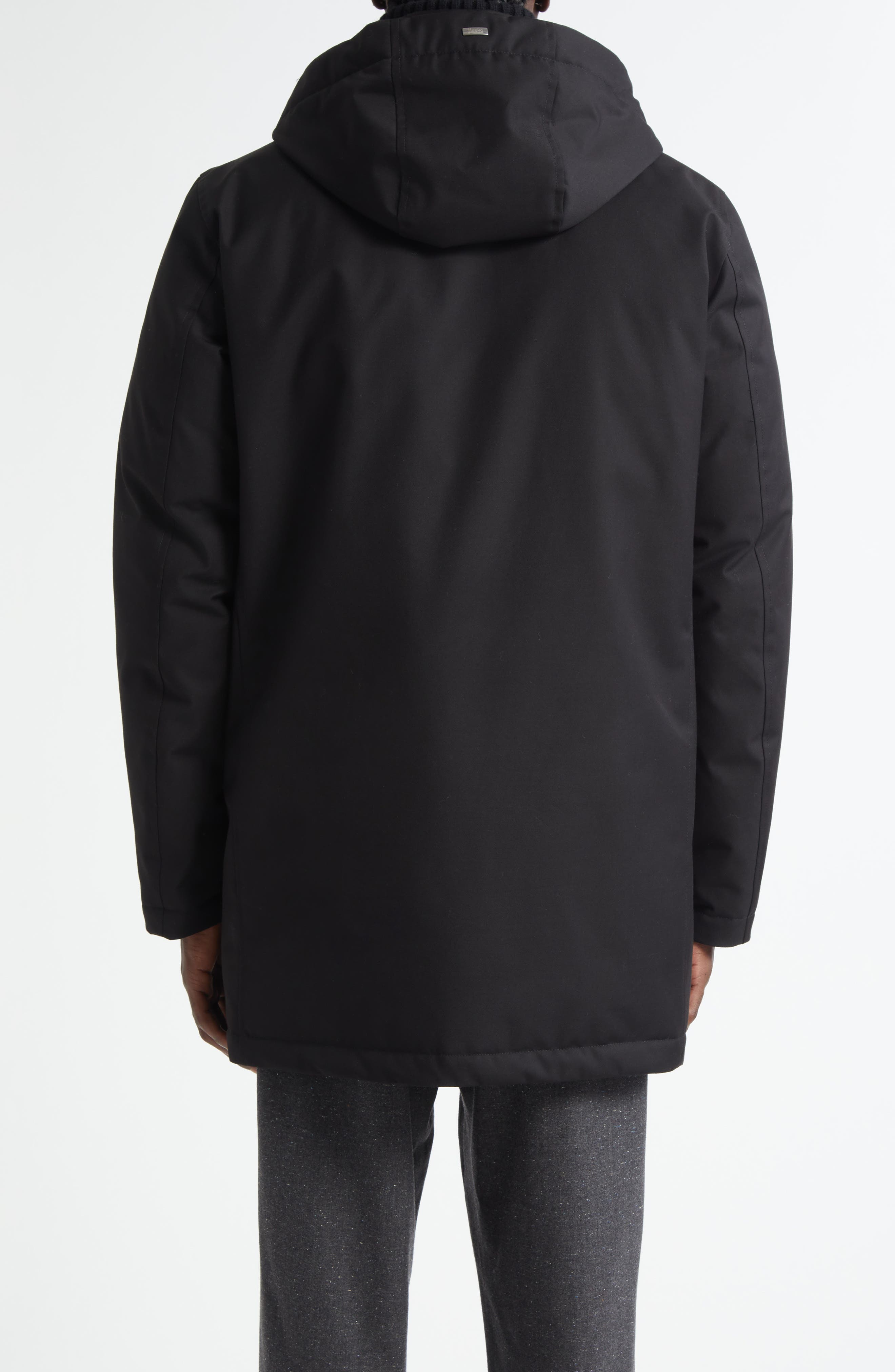 Windproof Hooded Down Parka - image 2