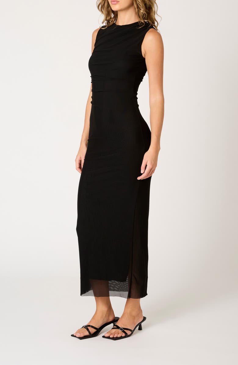 Nia Reese Sleeveless Body-Con Maxi Dress, Alternate, color, Black