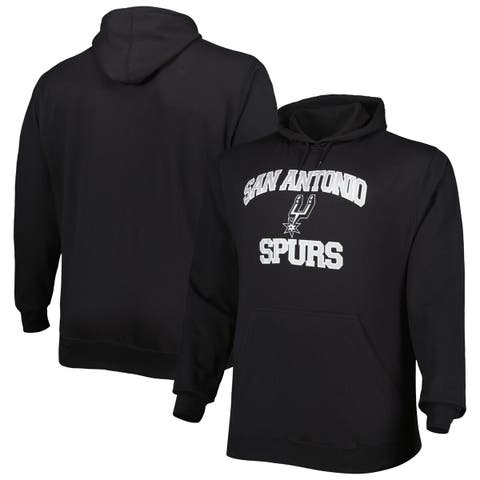 Men's Black San Antonio Spurs Big & Tall Heart & Soul Pullover Hoodie