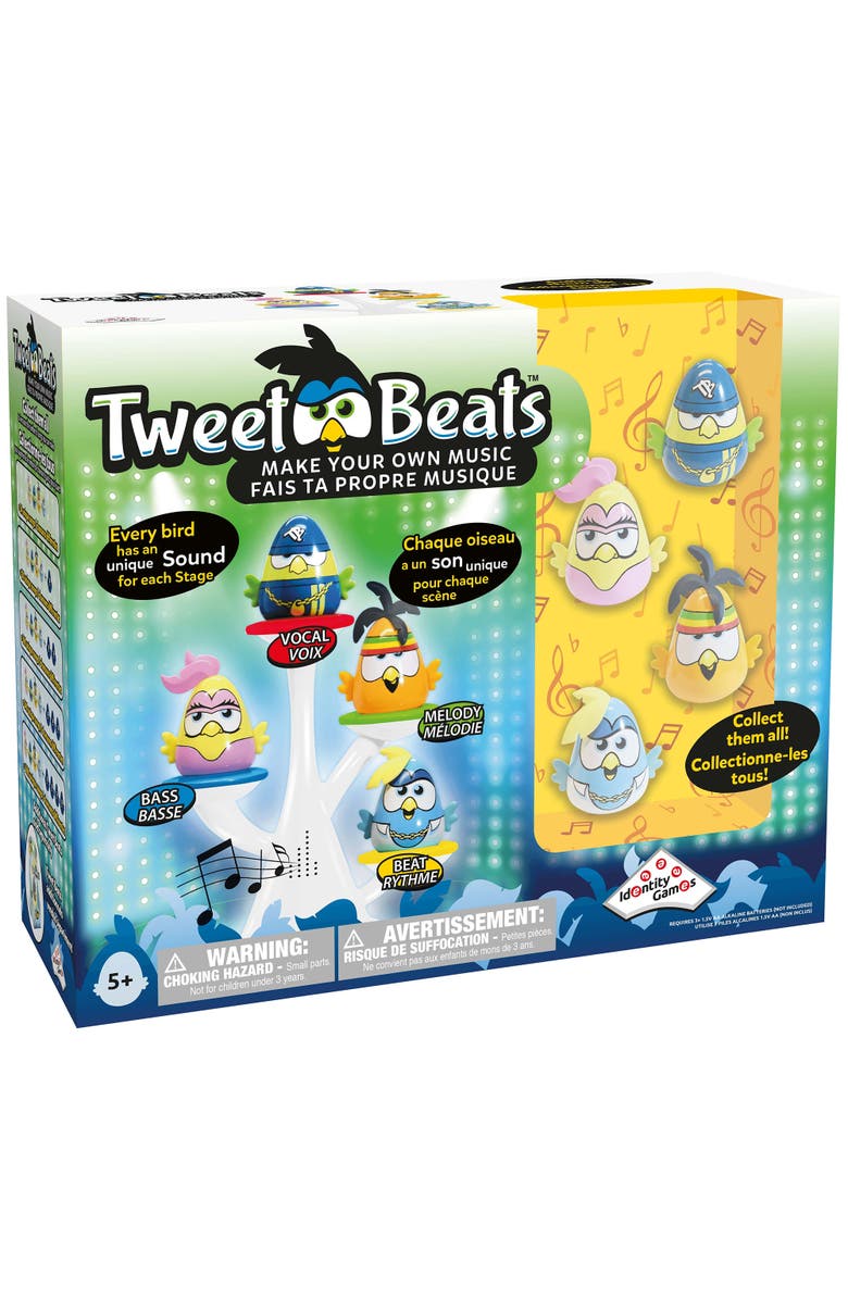 IDENTITY GAMES Tweet Beats Make Your Own Music Tree w/ 4 Birds, Main, color, Multicolored