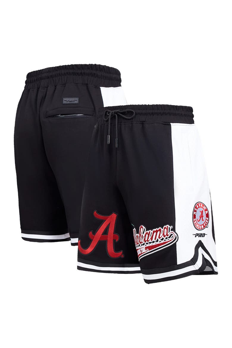 Men's Pro Standard Black Alabama Crimson Tide Script Tail DK 2.0 Shorts, Alternate, color, Black