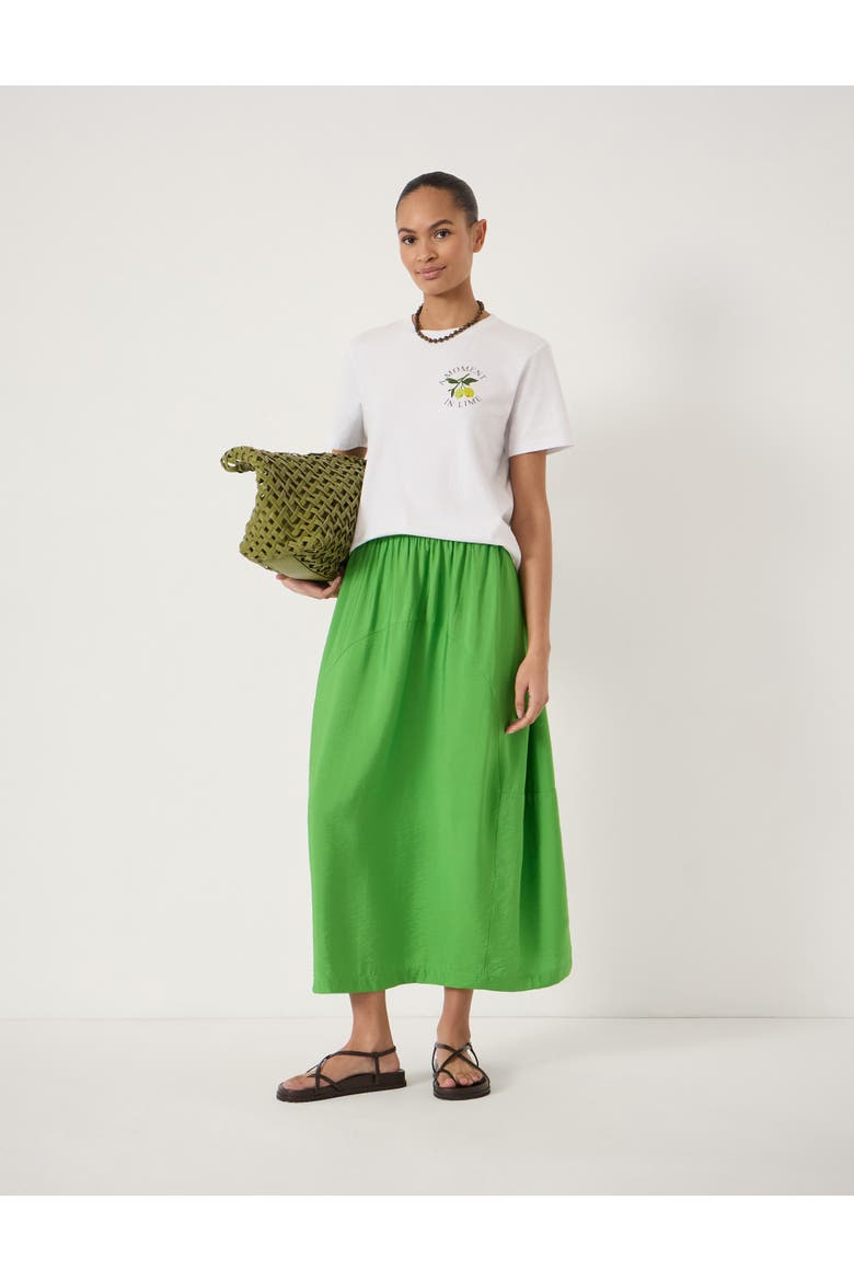 Liddie Air Flow Barrel Maxi Skirt, Alternate, color, Bright Green