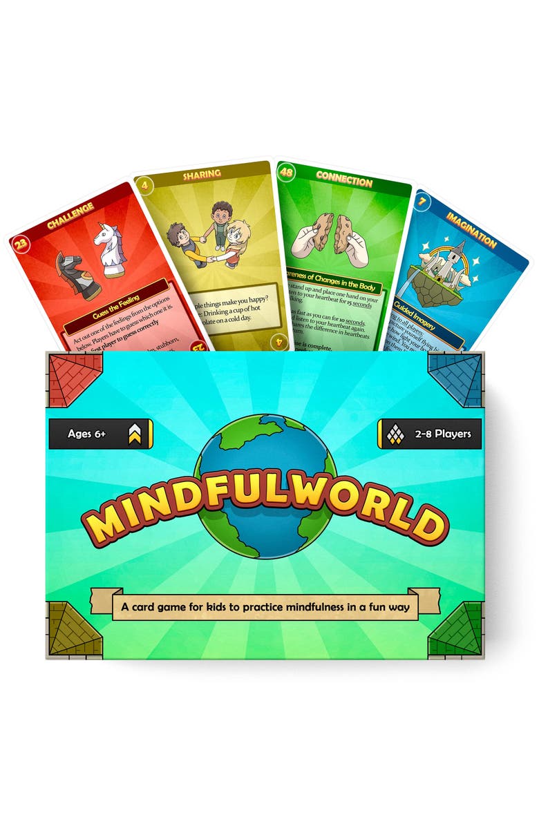 Lupash Games Mindful World Kids Therapy Card Game, Alternate, color, 