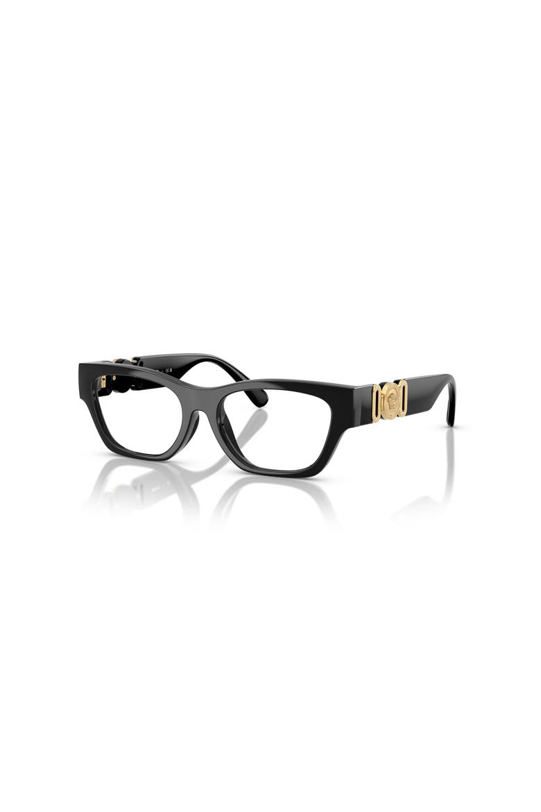 48mm Round optical glasses, Main, color, Black