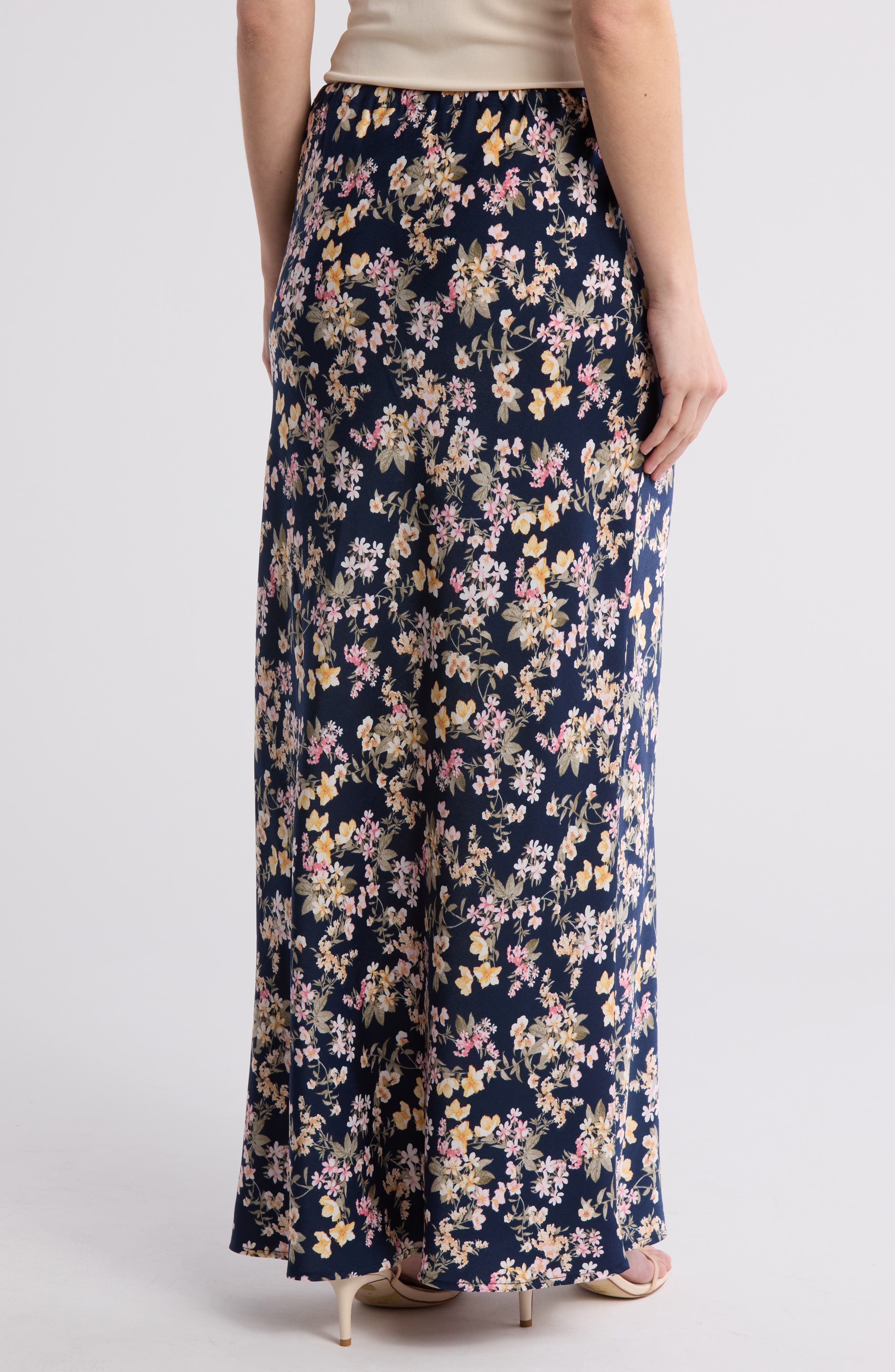WAYF Floral Print Maxi Skirt (Women) | Nordstromrack