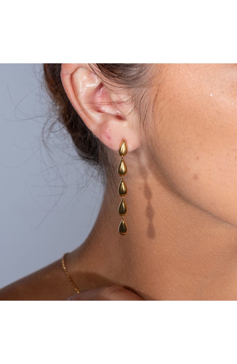 Lucy Quartermaine Tear Drop Earrings, Alternate, color, Gold