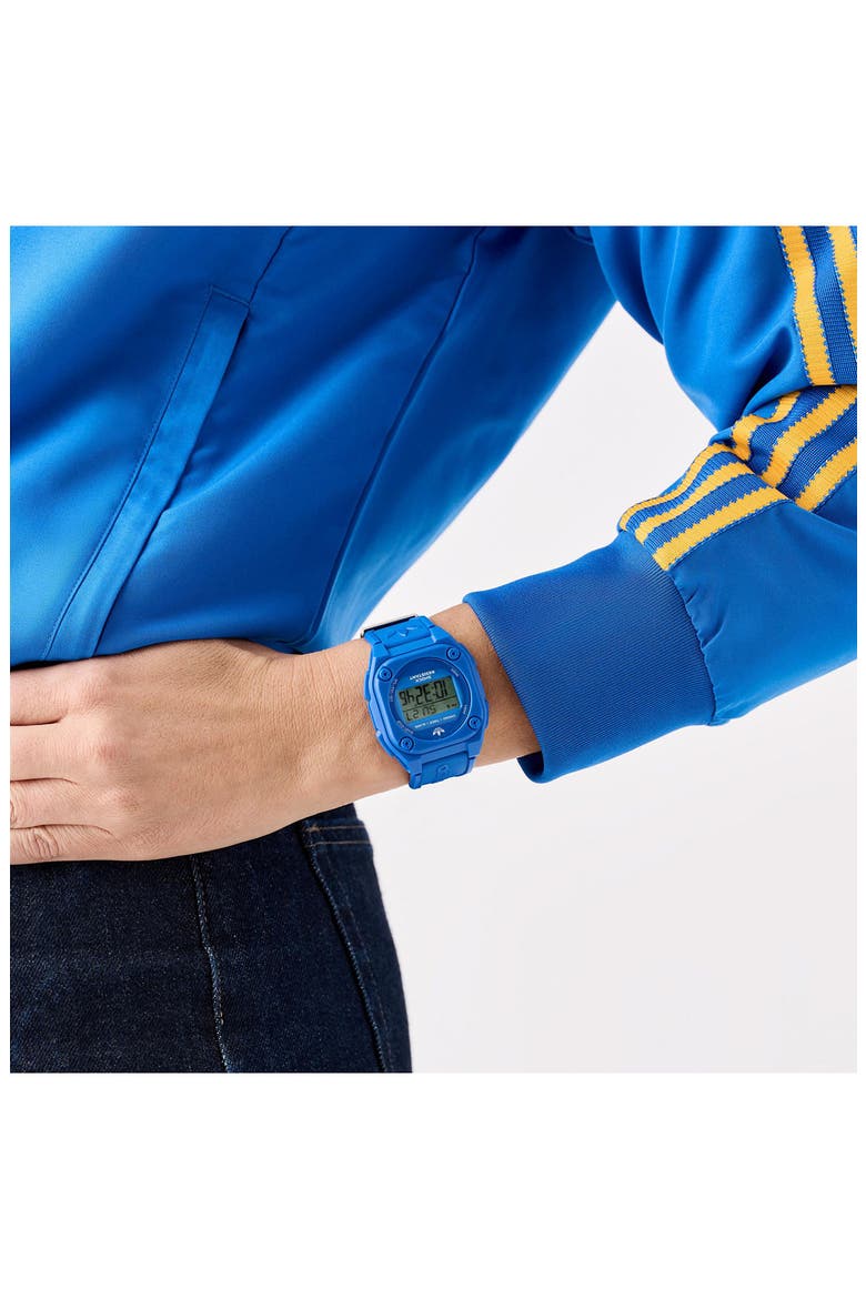City Tech 4 Silicone Strap Watch, 42mm, Alternate, color, BLUE