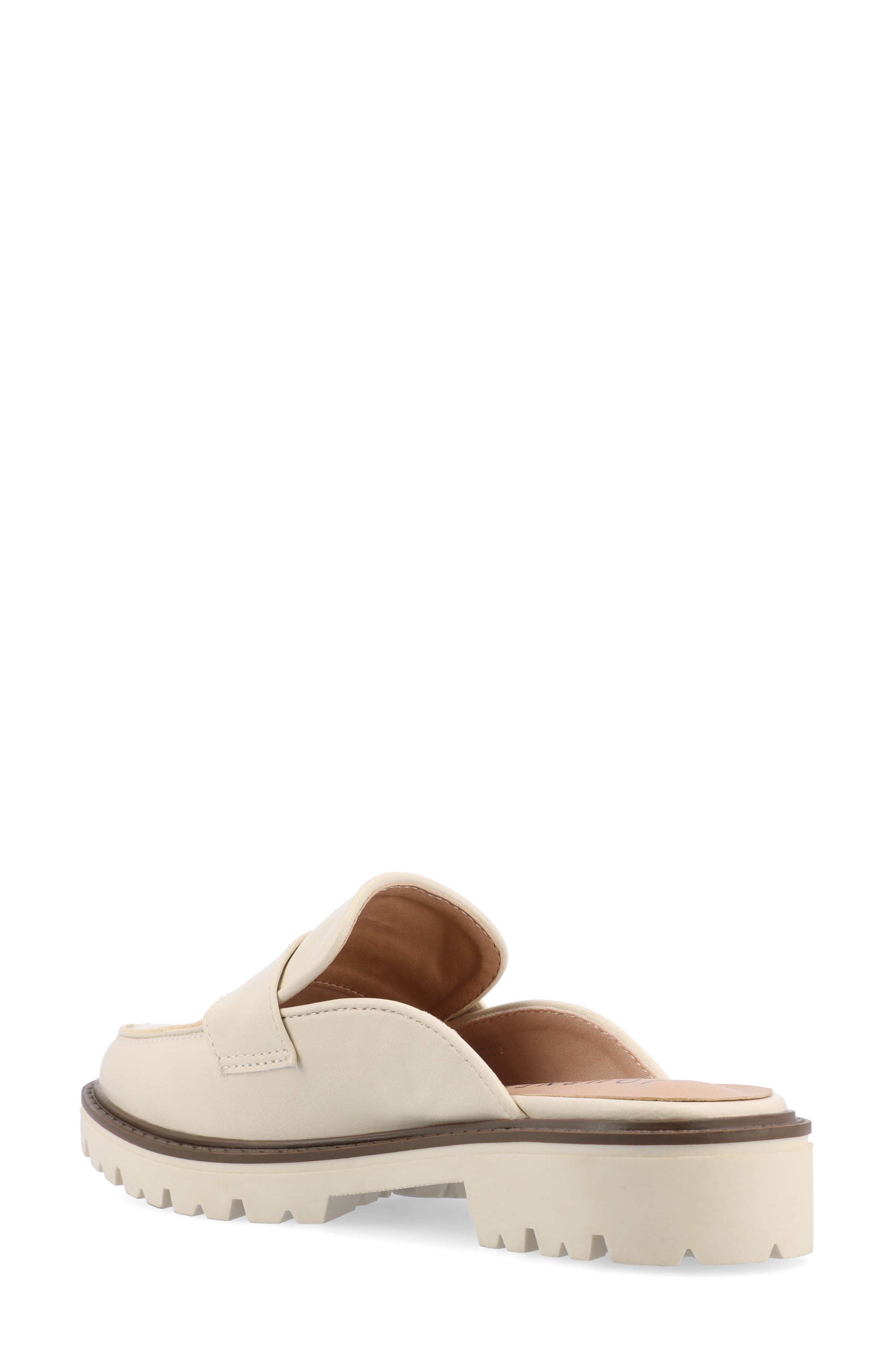 Miycah Lug Sole Platform Mule, Alternate, color, BEIGE