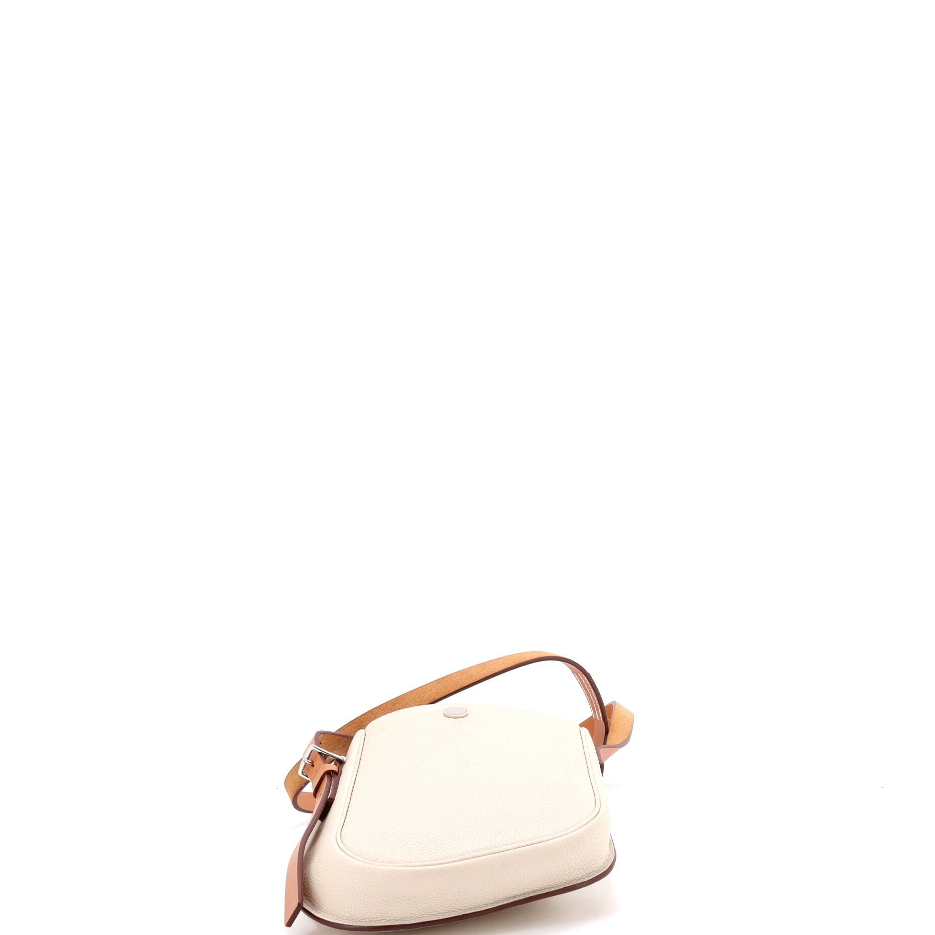 Perspective Cavaliere Bag Togo and Vache Hunter 21, Alternate, color, White