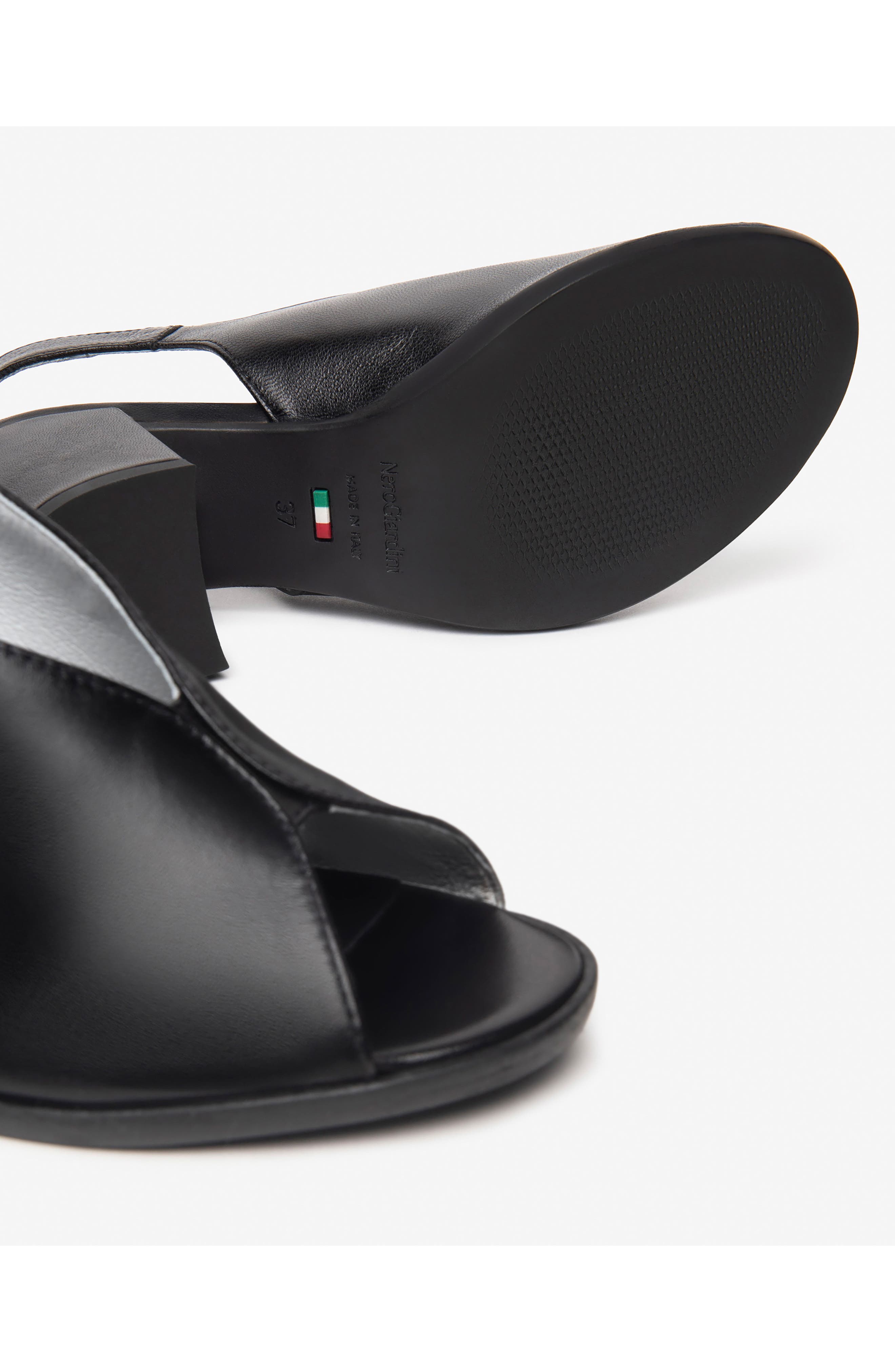 NeroGiardini Slingback Sandal, Alternate, color, Black