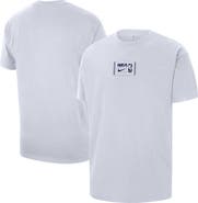 Nike Men's Nike  White NBA All World Hoops Max90 Oversized T-Shirt