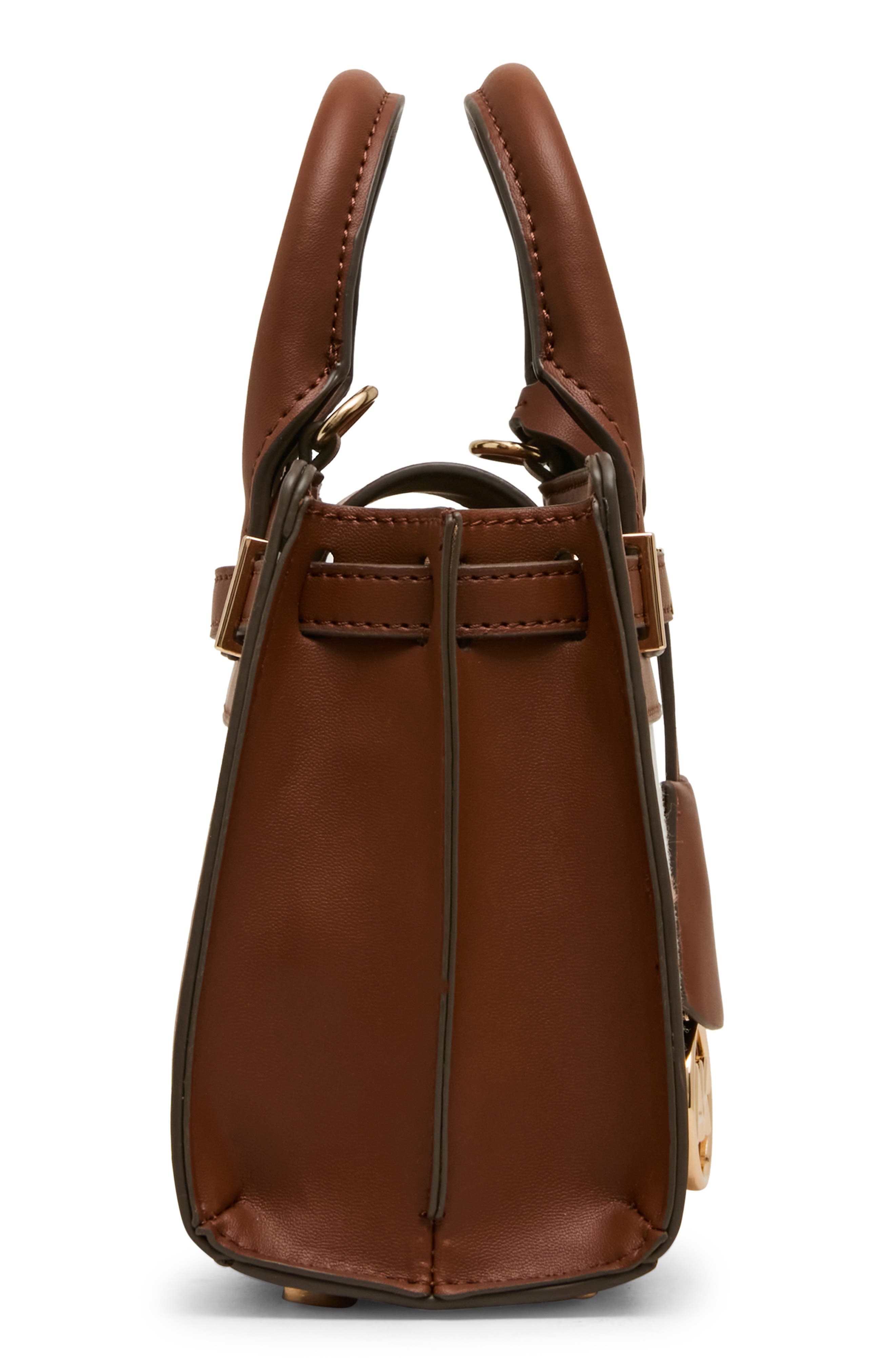 Anne Klein Mini Satchel Bag, Alternate, color, Hazelnut