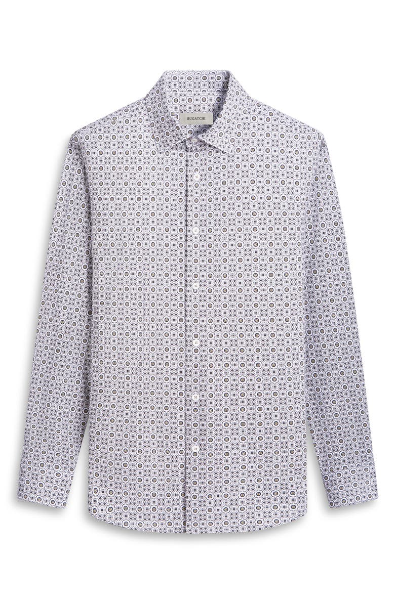 Bugatchi James OoohCotton<sup>®</sup> Medallion Print Button-Up Shirt, Alternate, color,