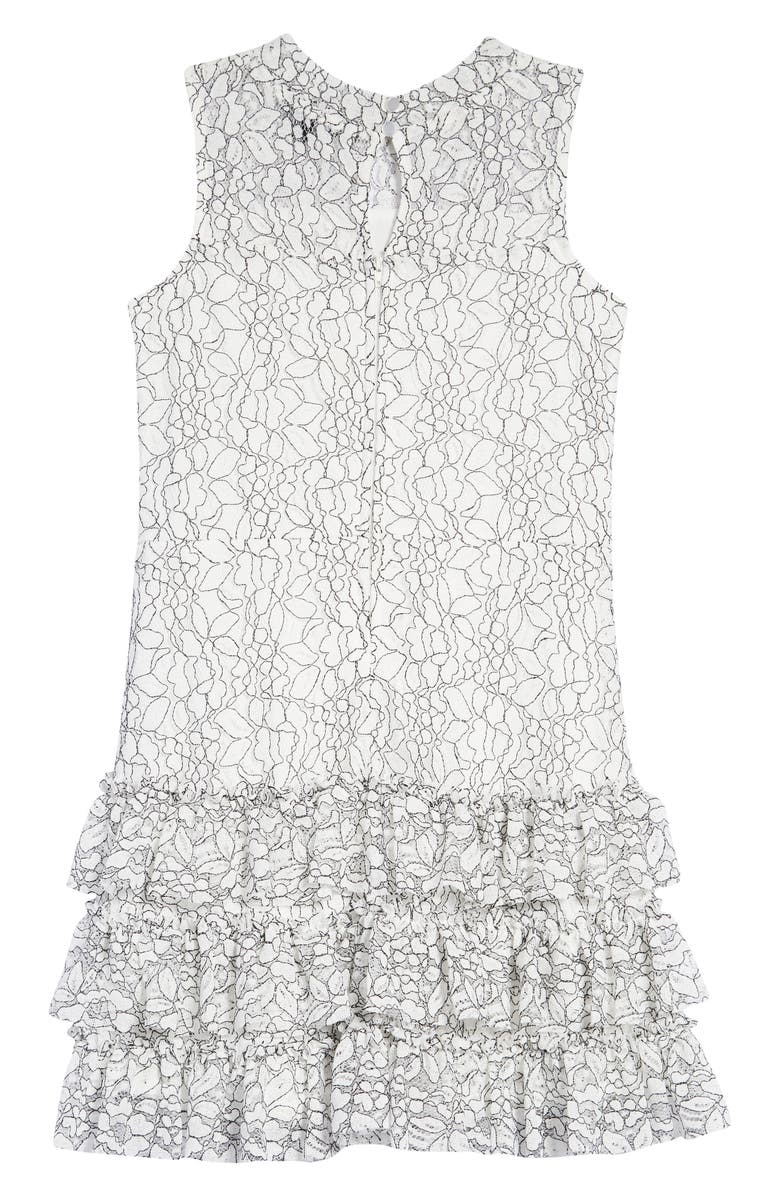 Ava & Yelly Kids' Lace Ruffle Dress, Alternate, color, 