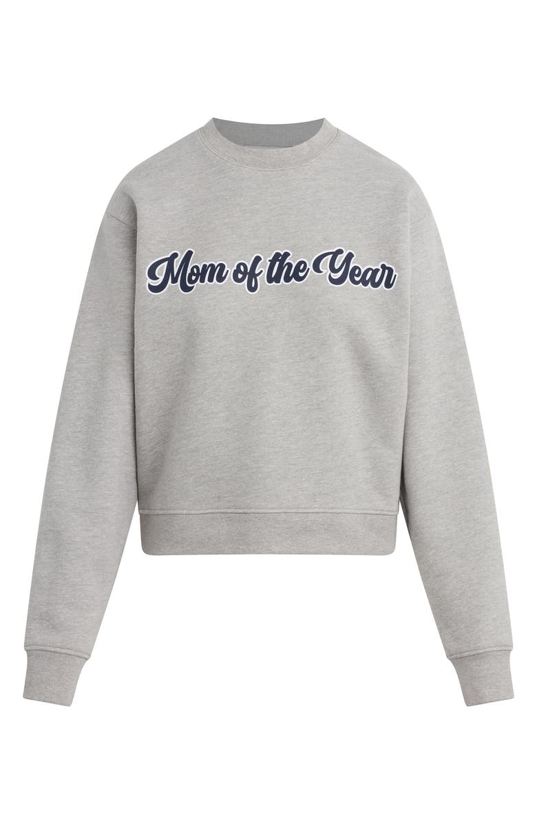 Favorite Daughter The Varsity Mom of the Year French Terry Graphic Sweatshirt, Alternate, color, Heather Grey