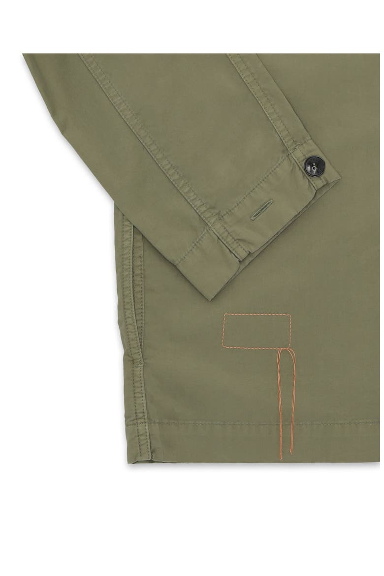 Solomon Twill Cotton Overshirt, Alternate, color, SAGE