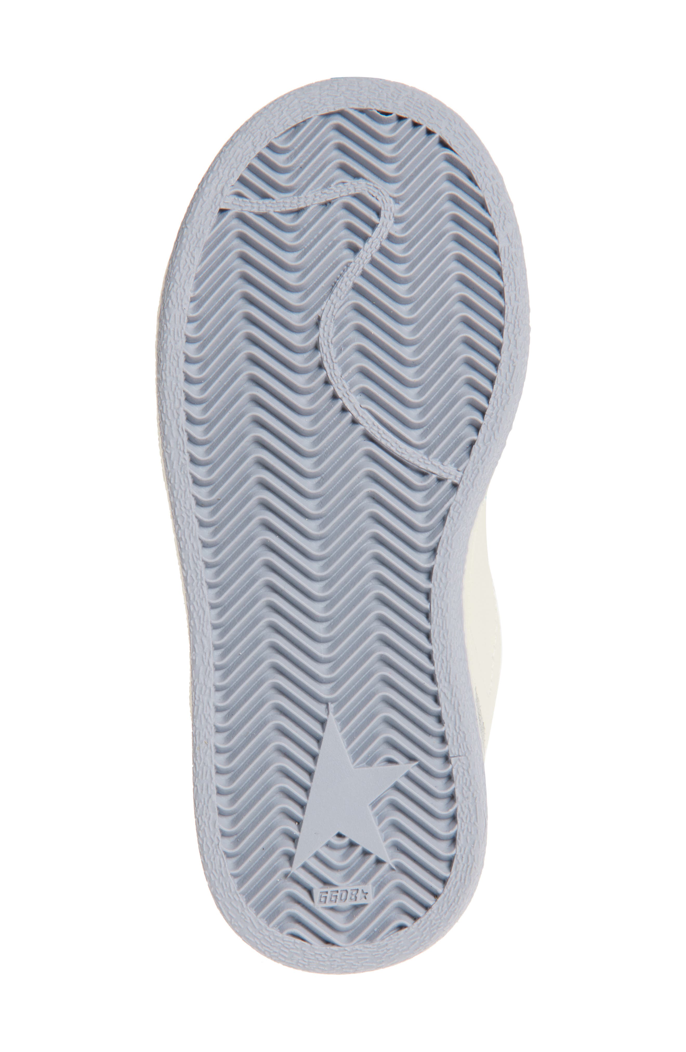 Golden Goose Kids' June Basket Mid Top Sneaker, Alternate, color, White/ Light Gray/ Ice