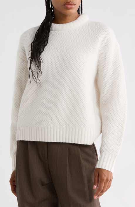 Waffle Thermal Cashmere Sweater