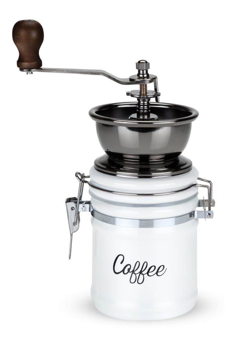 Ceramic Coffee Grinder, Main, color, WHITE