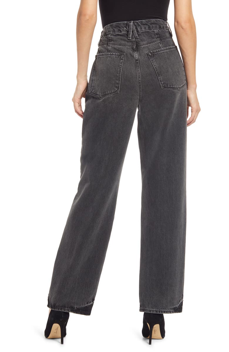 Good American Good '90s Loose Fit Jeans, Alternate, color,