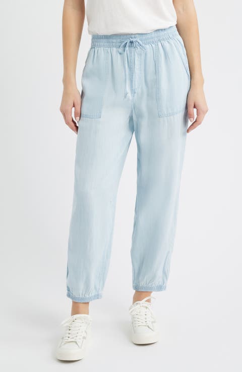Andi Chambray Drawstring Joggers