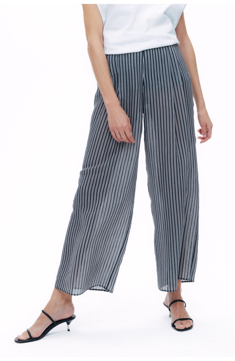 Nocturne Striped Sheer Pants, Main, color, 