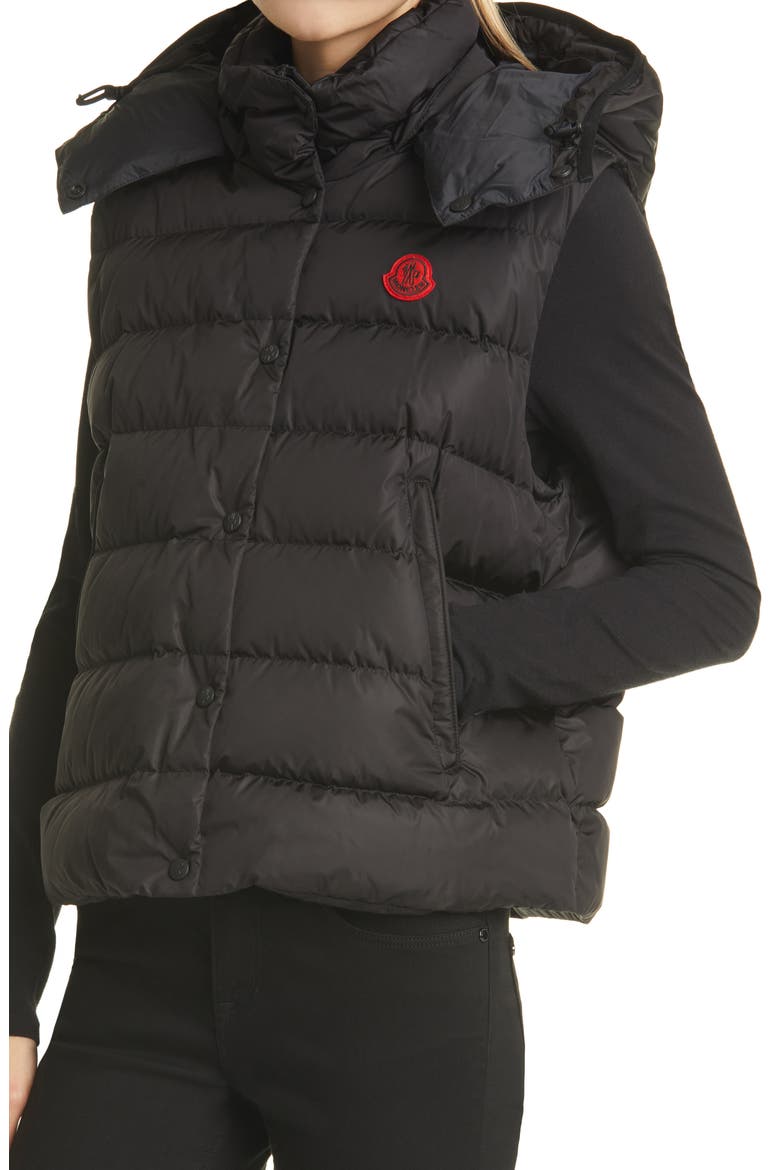 Born to Protect Project Gatope Quilted Down Puffer Jacket, Alternate, color, BLACK