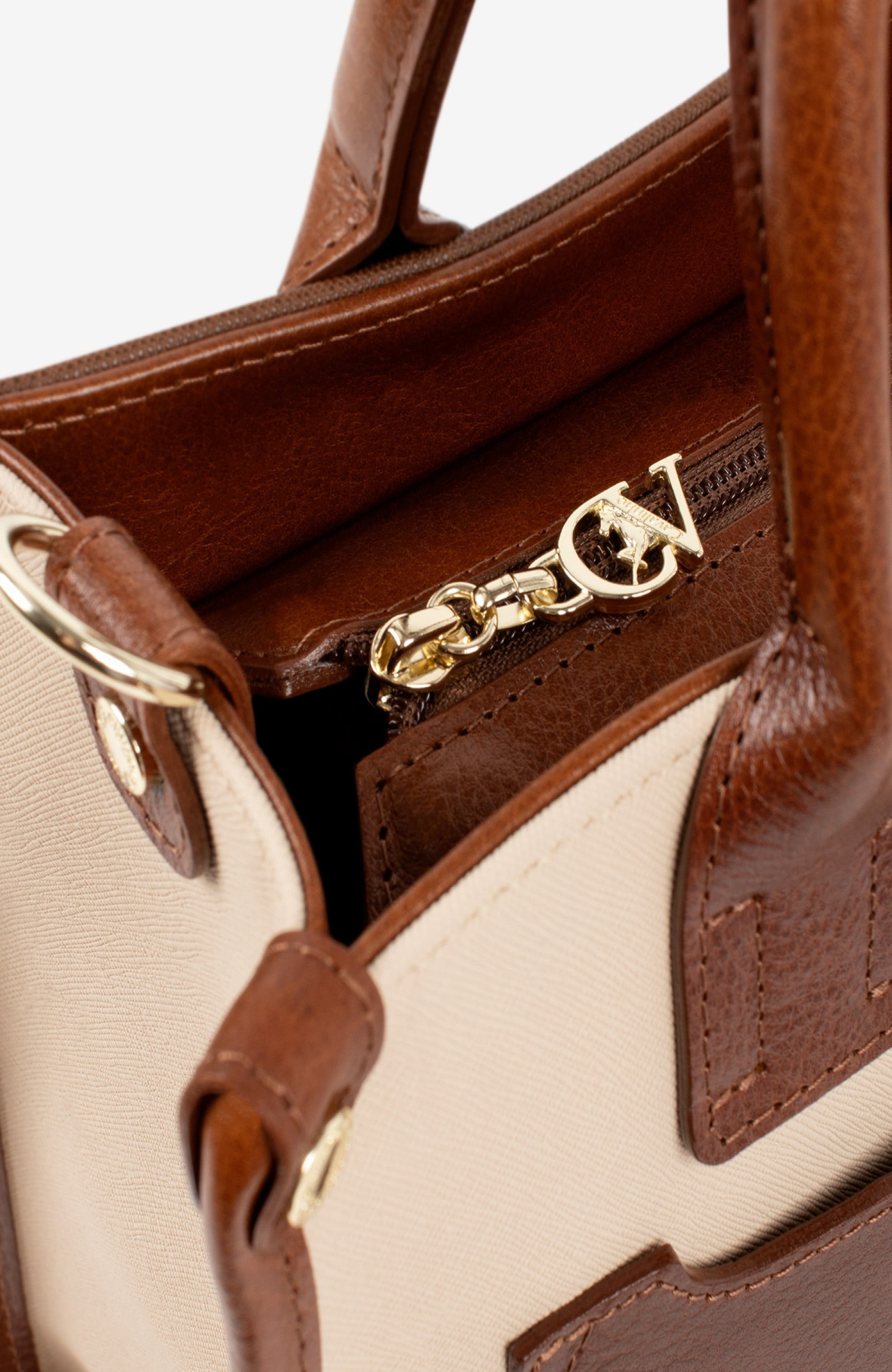 Horse By Cavalinho Handbag 524, Alternate, color, Camel Brown / Beige