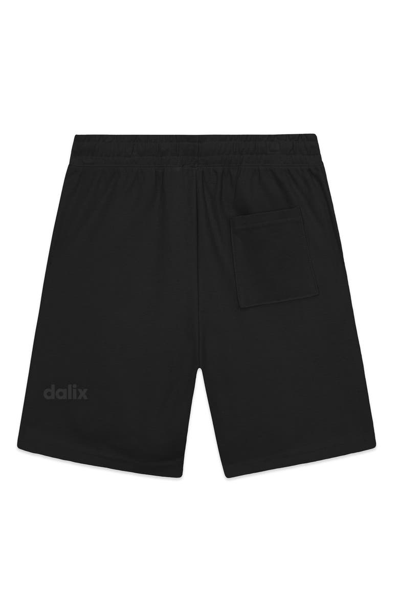 Dalix Mens Lil Alien Midweight Gym Short, Alternate, color, Black