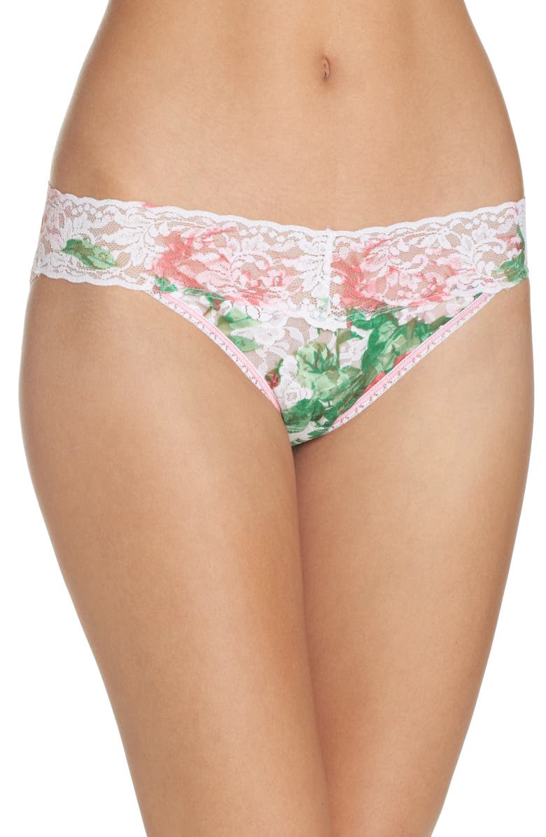 Hanky Panky Print V-Kini Bikini, Main, color, 