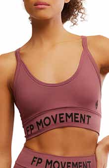 Free People FP Movement Long Haul Logo Sports Bra