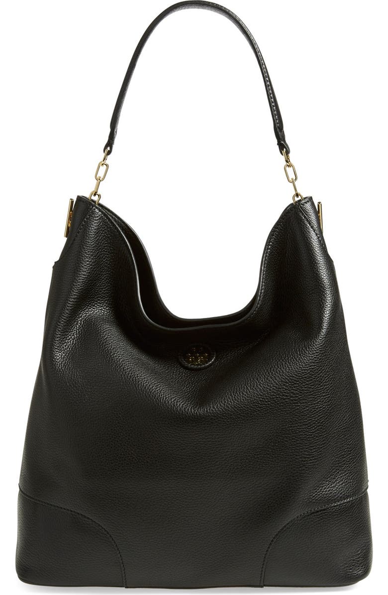 Tory Burch Leather Hobo, Main, color,