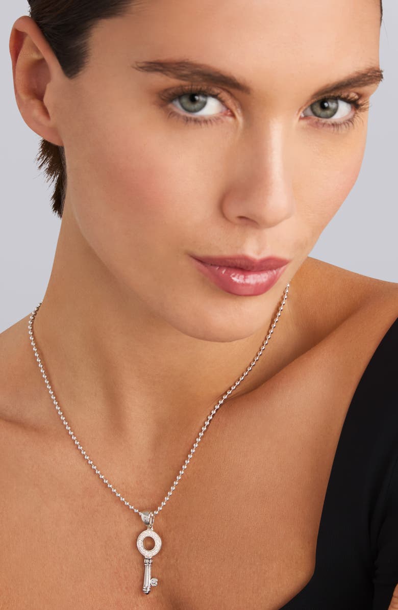 LAGOS Spark Diamond Key Pendant Necklace, Alternate, color, 