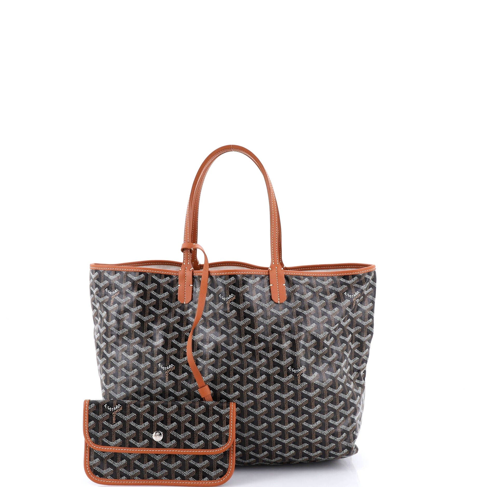 Pre-Owned Goyard Saint Louis Tote Coated Canvas PM, Alternate, color, 