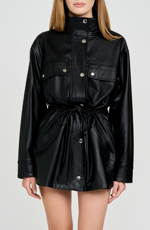 Angelina Faux Leather Jacket
