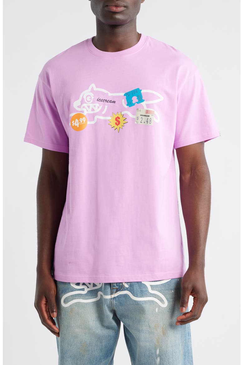 Cashier Graphic T-Shirt, Main, color, ORCHID